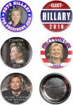 Hillary Clinton 5 Piece Button Set - CELEBRITHINGS